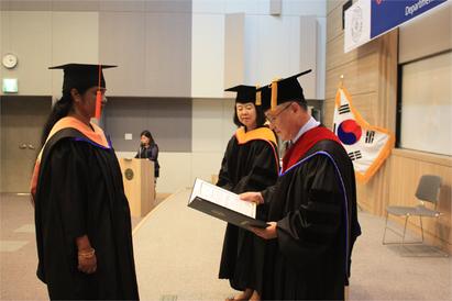 인제대학교 간호학과 스리랑카 국립간호대학 교수 대상 2014학년도 후기 석사학위수여식 개최